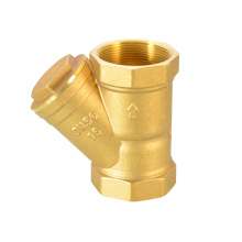 1/2 bspp female thread y shaped brass strainer filter valve Brass npt y-type strainer